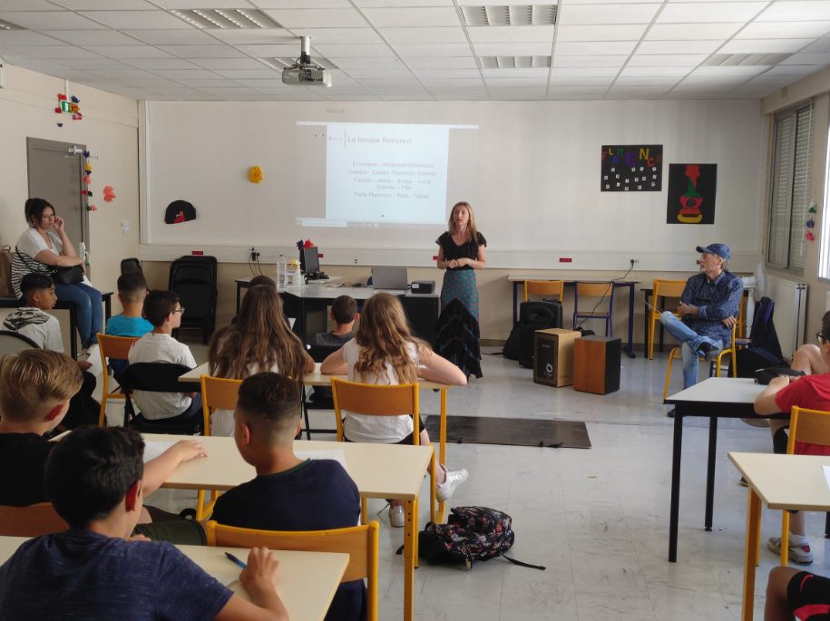 conférence flamenco scolaire La Balandra théorie marseille port saint louis nîmes port de bouc martigues